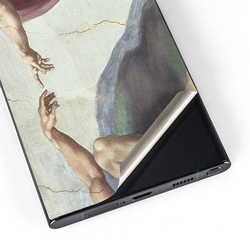 Creation of Adam by Michelangelo Galaxy S25 Ultra Skin
